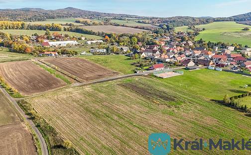 Prodej stavebního pozemku 864 m², Měrunice, okres Teplice