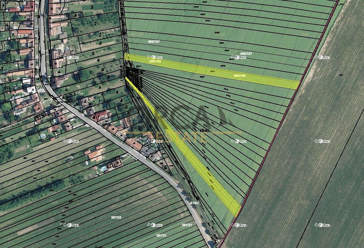 Prodej pole 5 395 m²