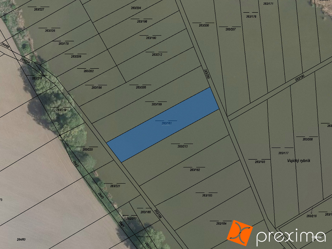 Prodej pozemku 662 m²