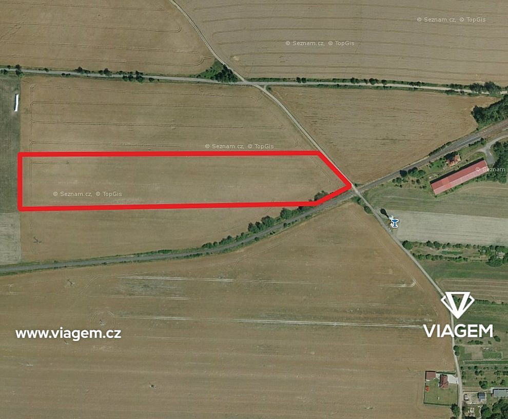 Prodej pole 1 478 m², Čistá