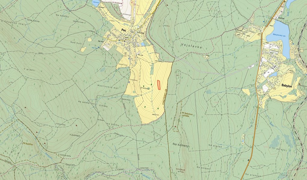 Prodej louky 4 326 m², Pec – náhled fotky 2