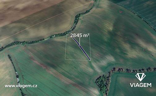 Prodej pole 2 845 m², Dobročkovice, okres Vyškov