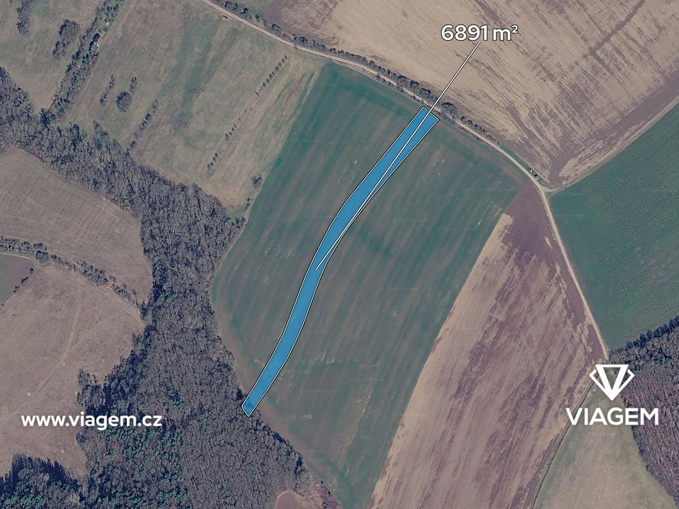 Prodej pole 4 306 m² – fotografie 2