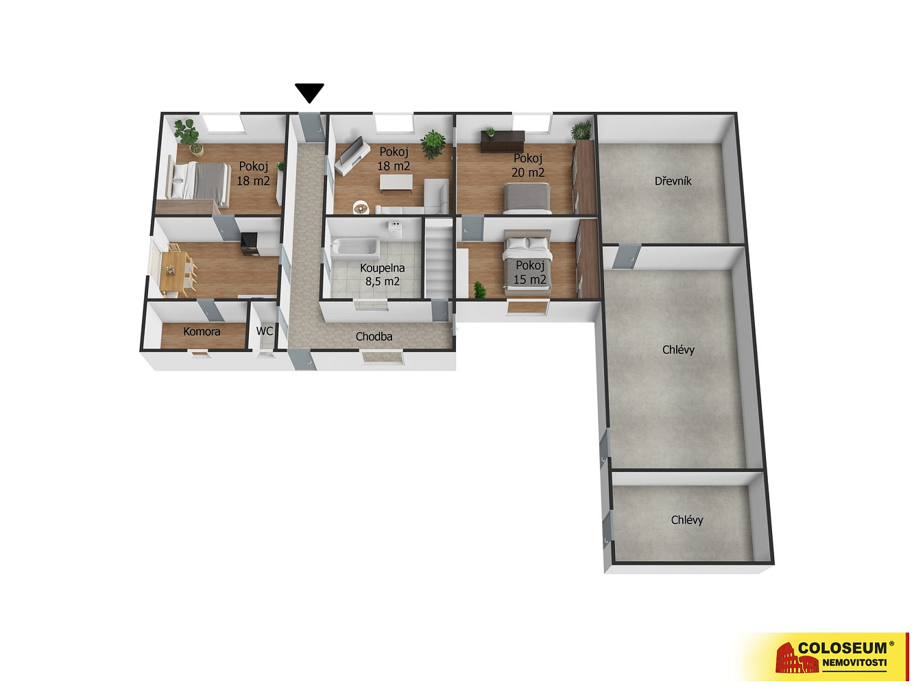 Prodej domu 125 m² s pozemkem 82 760 m² – fotografie 3