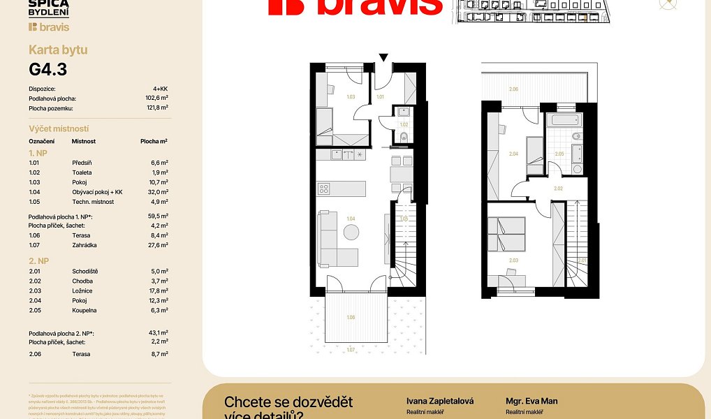 Prodej bytu 4+kk 103 m², Brno – náhled fotky 3