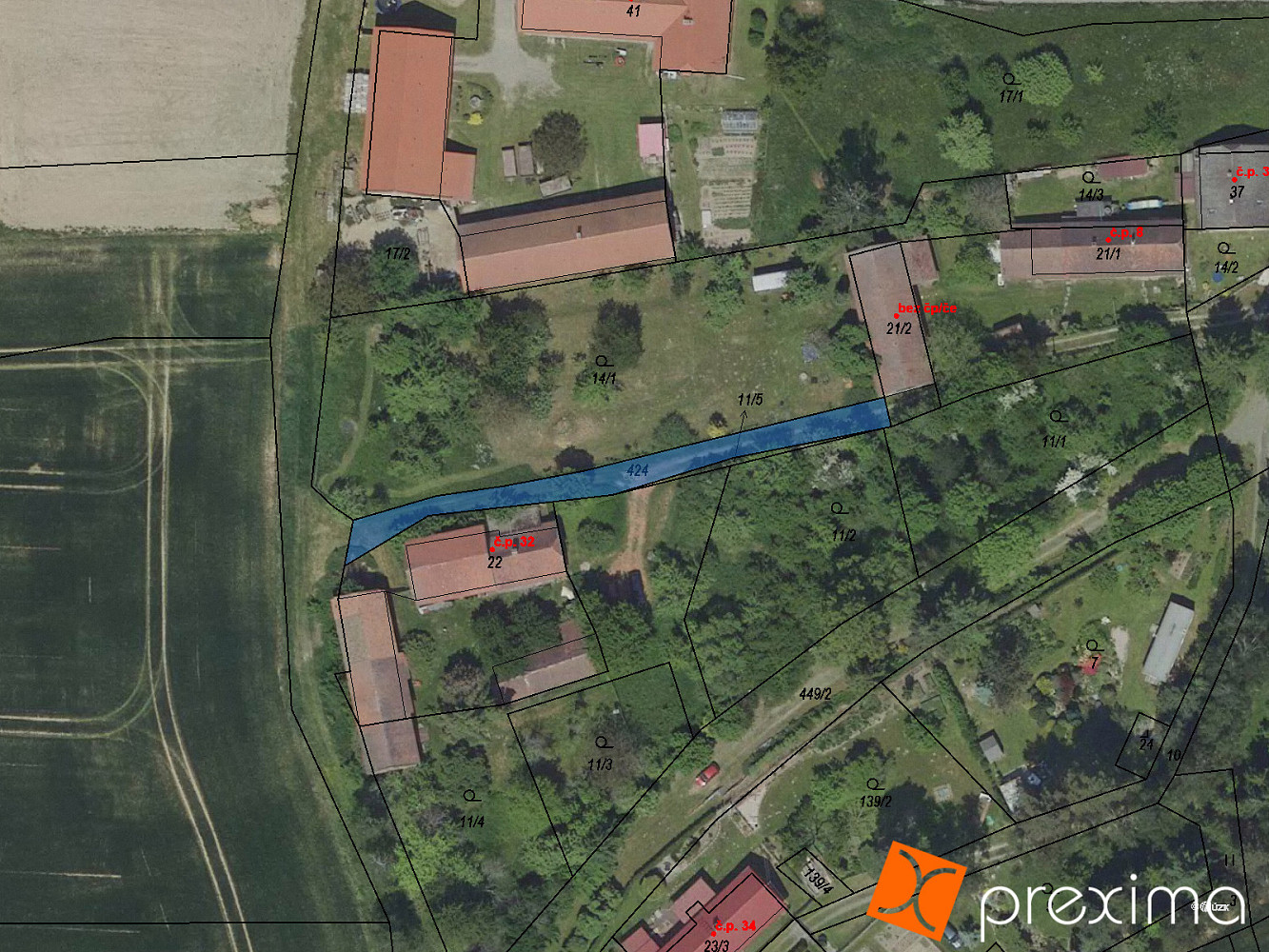 Prodej pozemku 57 m²