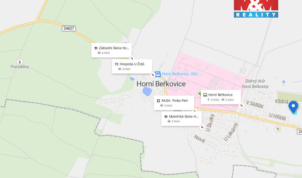 Prodej stavebního pozemku 996 m², Horní Beřkovice – náhled fotky 5