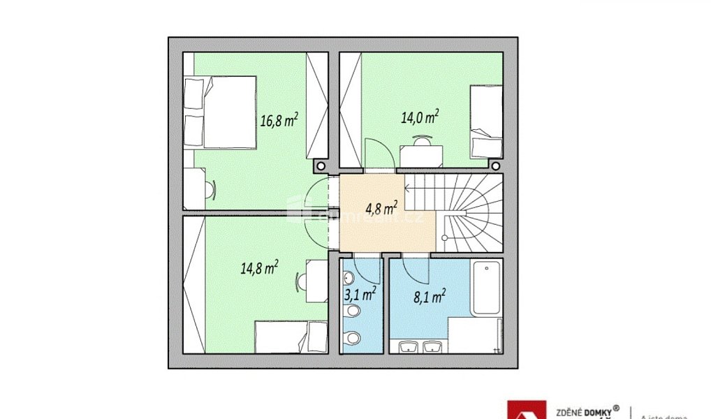 Prodej domu 125 m² s pozemkem 850 m², Luhačovice – náhled fotky 17