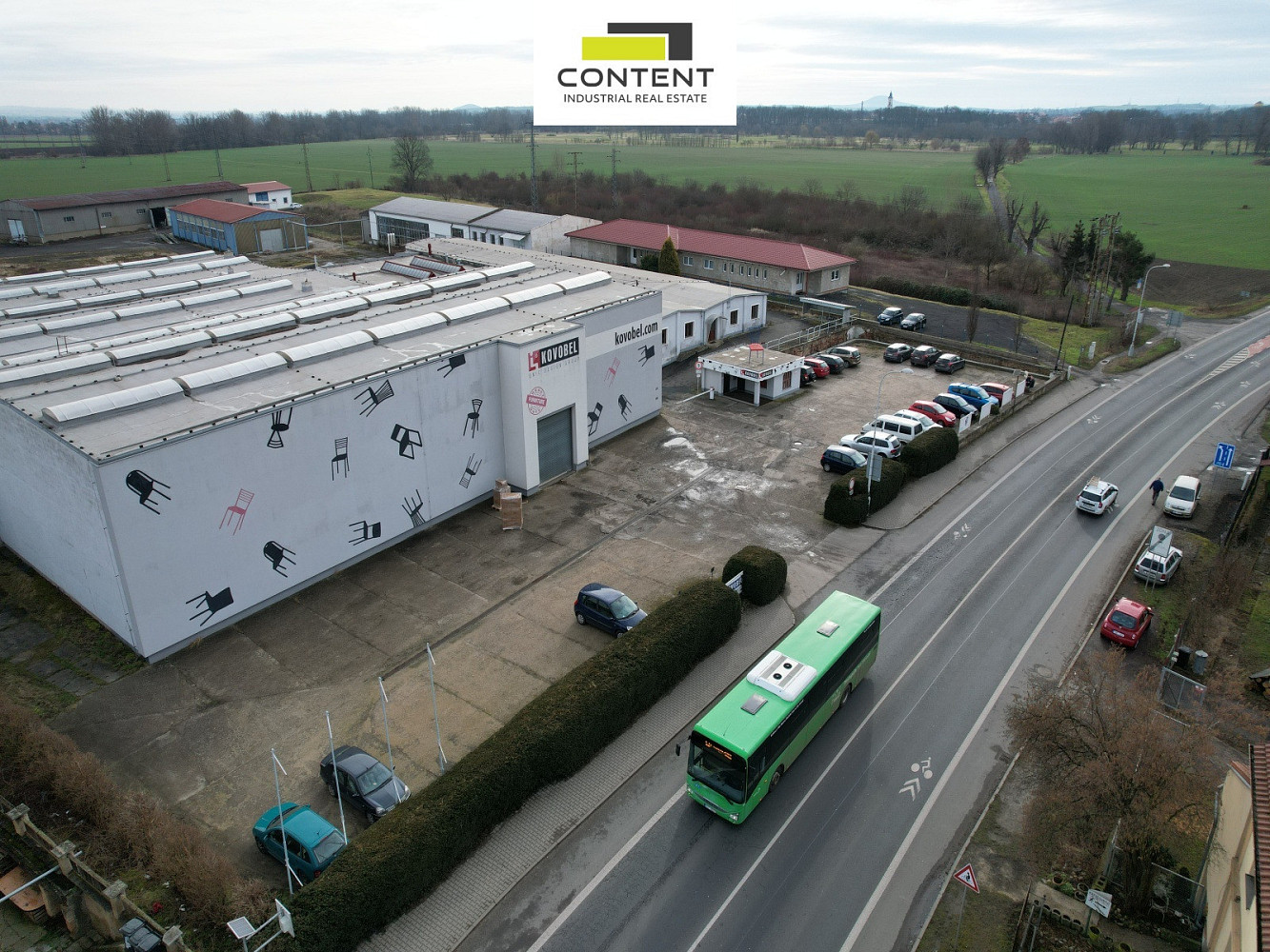 Pronájem skladu, výrobních prostor 1.200 m², Litoměřice – pohled 2