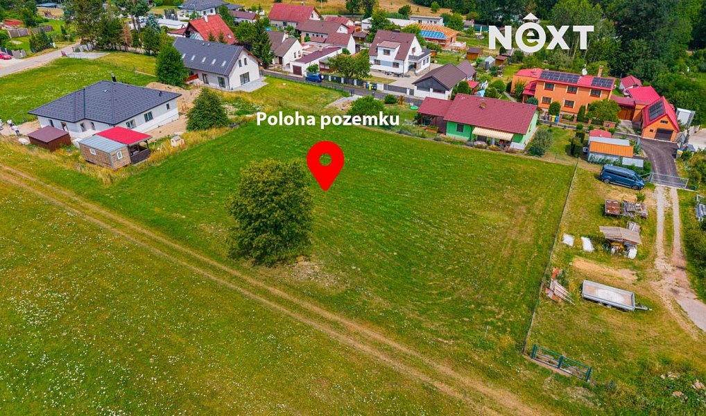 Prodej stavebního pozemku 649 m², Staré Hodějovice – náhled fotky 2