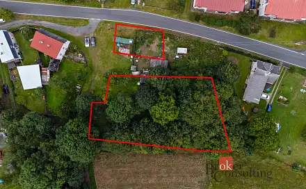 Prodej stavebního pozemku 1 782 m², Lestkov, okres Tachov