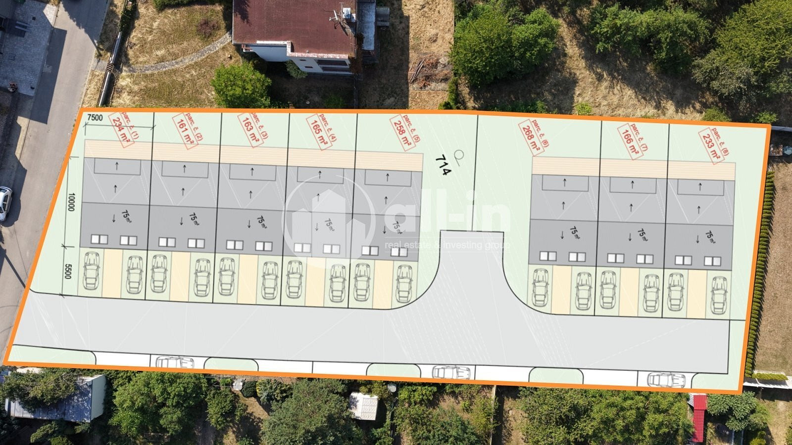 Prodej stavebního pozemku 2 413 m² – fotografie 2