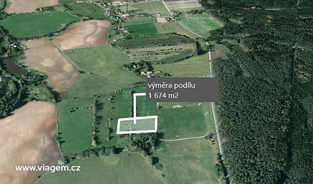 Prodej pole 1 674 m², Kostelecké Horky – náhled fotky 2