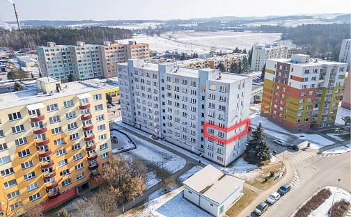 Prodej bytu 3+1 62 m², sídliště Vajgar, Jindřichův Hradec - Jindřichův Hradec III
