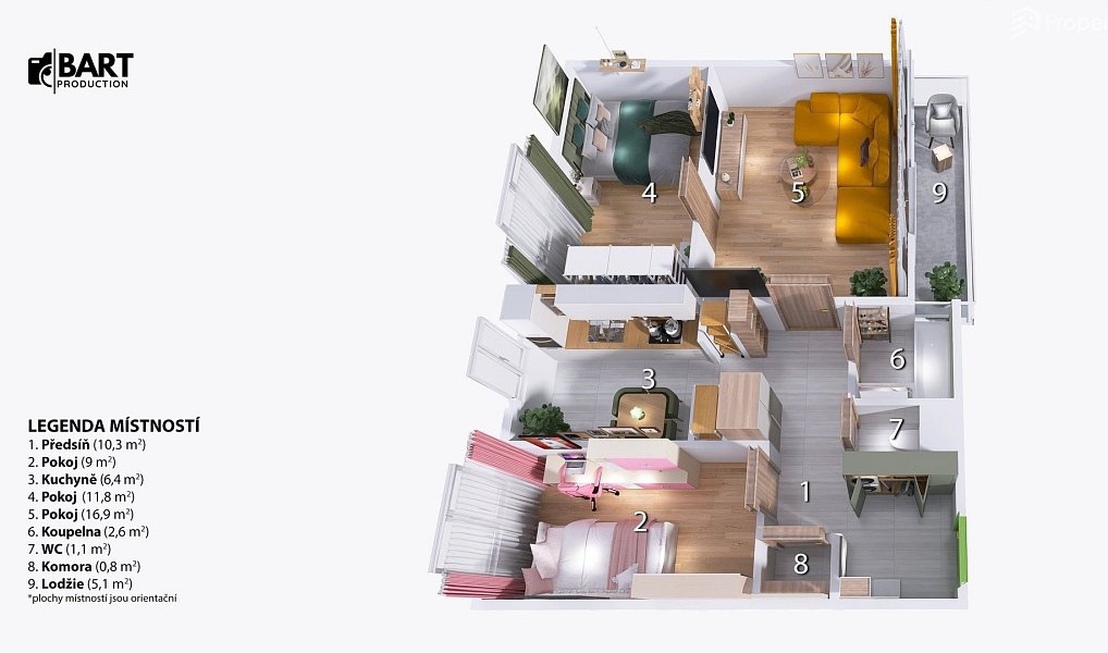 Prodej bytu 3+1 60 m², Brno – náhled fotky 17