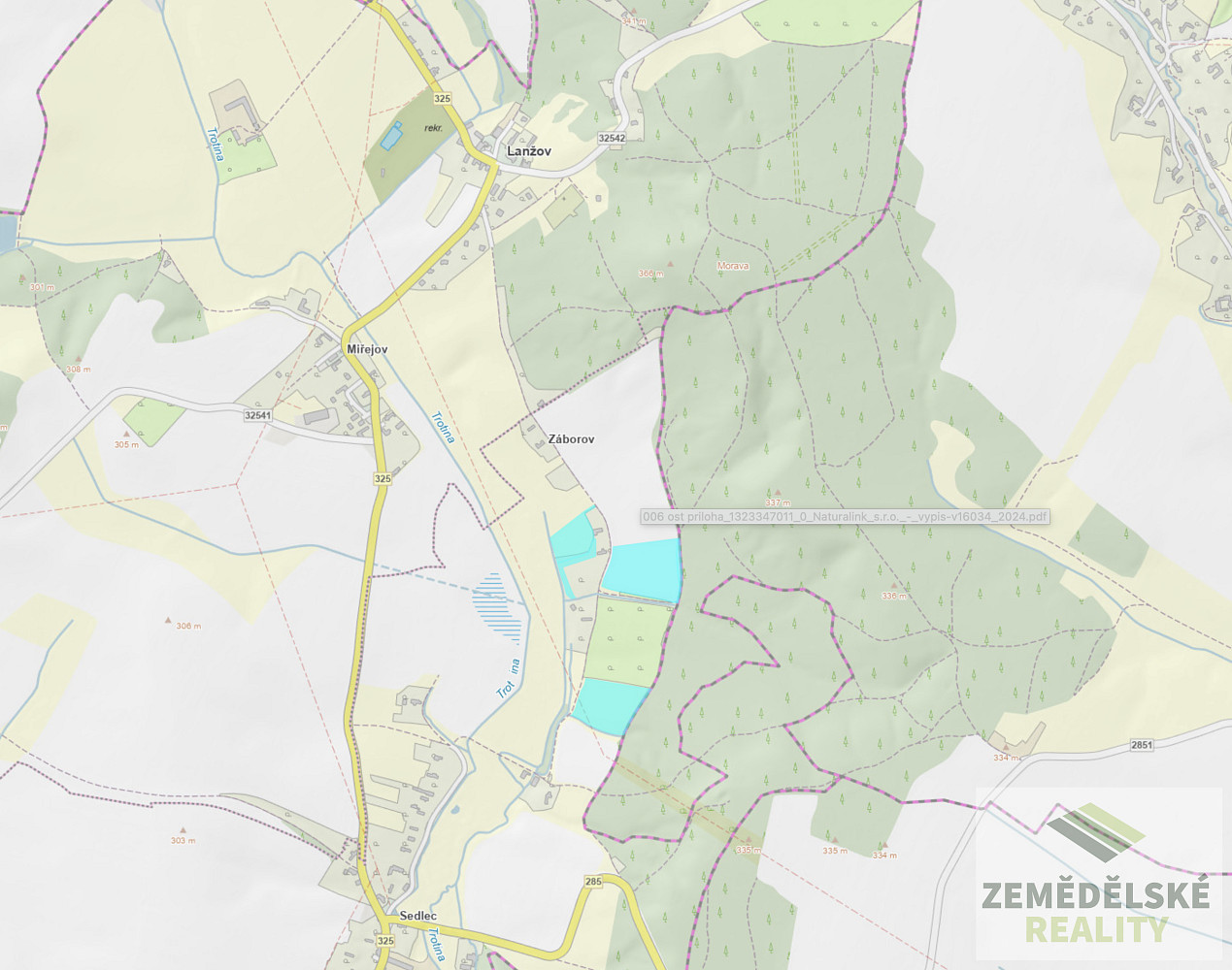 Prodej pole 12 180 m² – fotografie 4