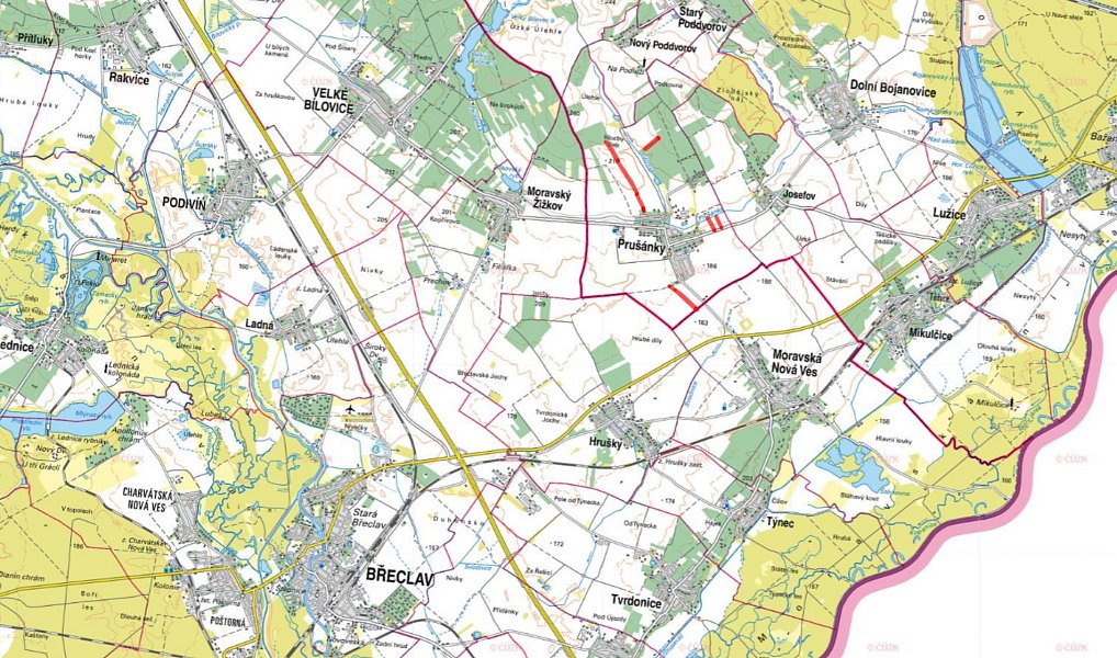 Prodej pole 25 068 m², Prušánky – náhled fotky 5