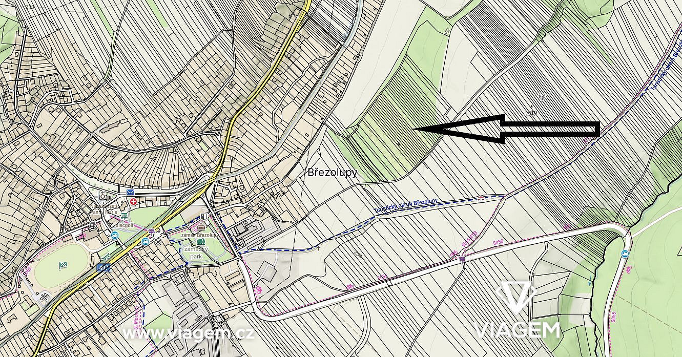 Prodej zahrady 1 322 m²