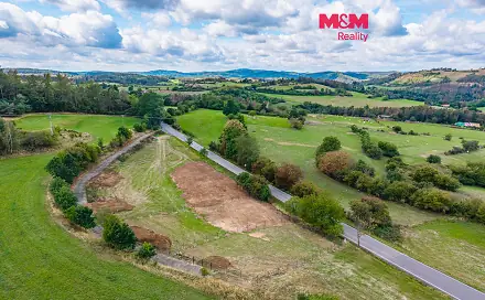 Pronájem stavebního pozemku 770 m², Milešov, okres Příbram