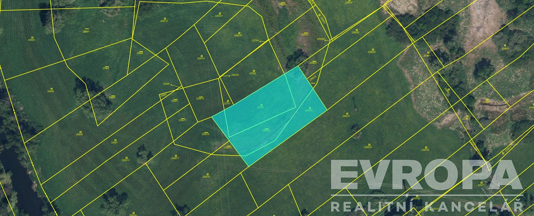 Prodej louky 4 496 m²
