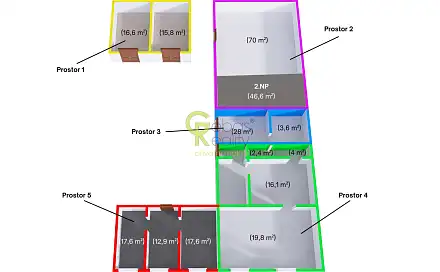 Pronájem skladovacích prostor 48 m², Záryby, okres Praha-východ
