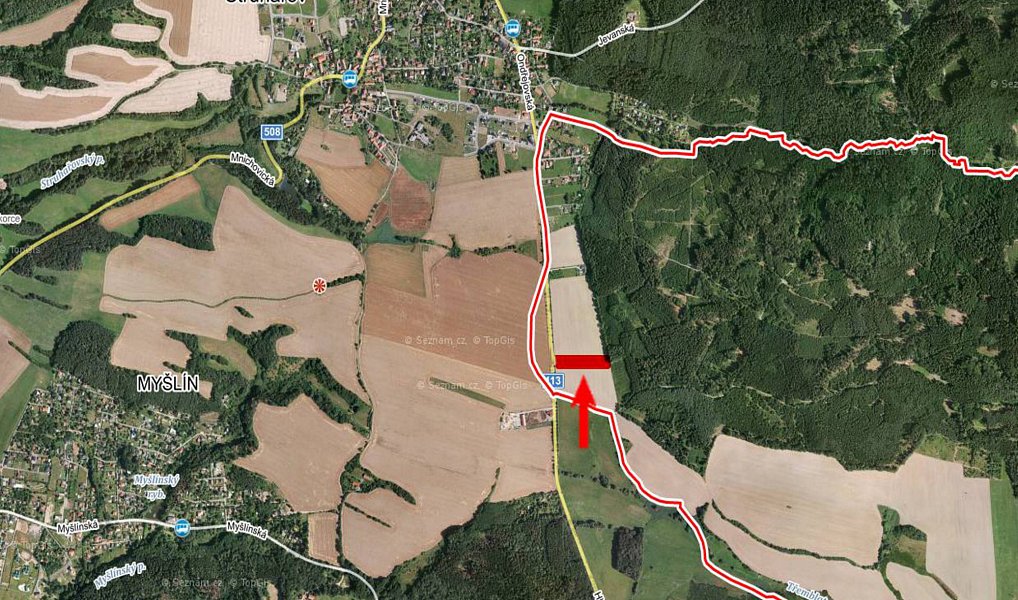 Prodej pole 5 812 m², Zvánovice – náhled fotky 2