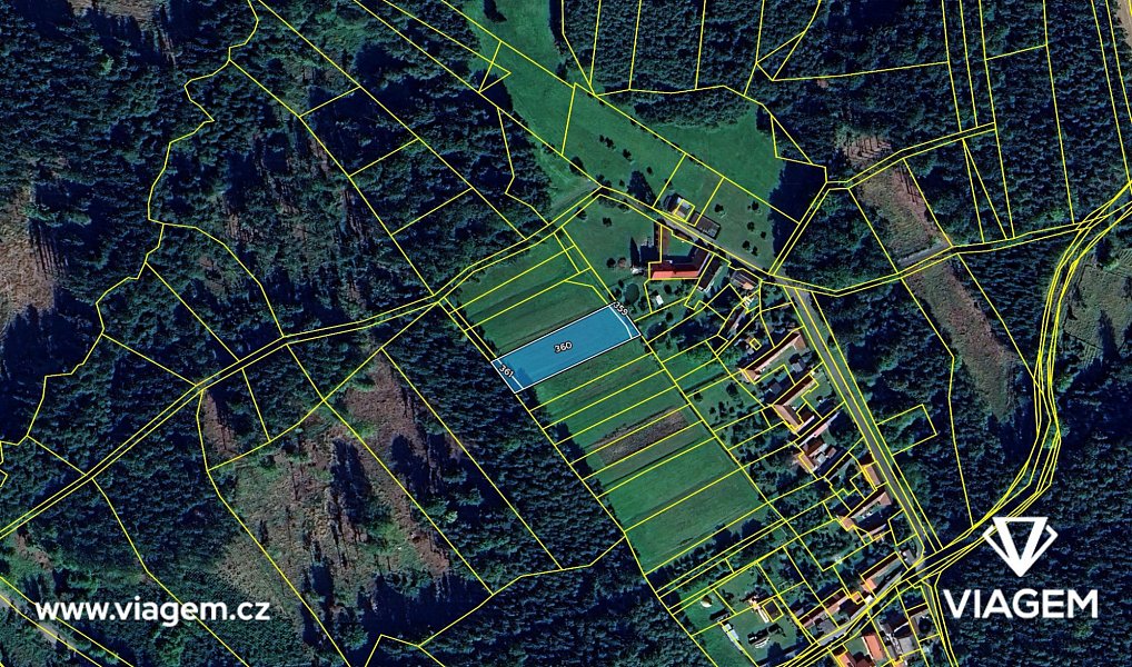 Prodej zahrady 1 332 m², Vyklantice – náhled fotky 4
