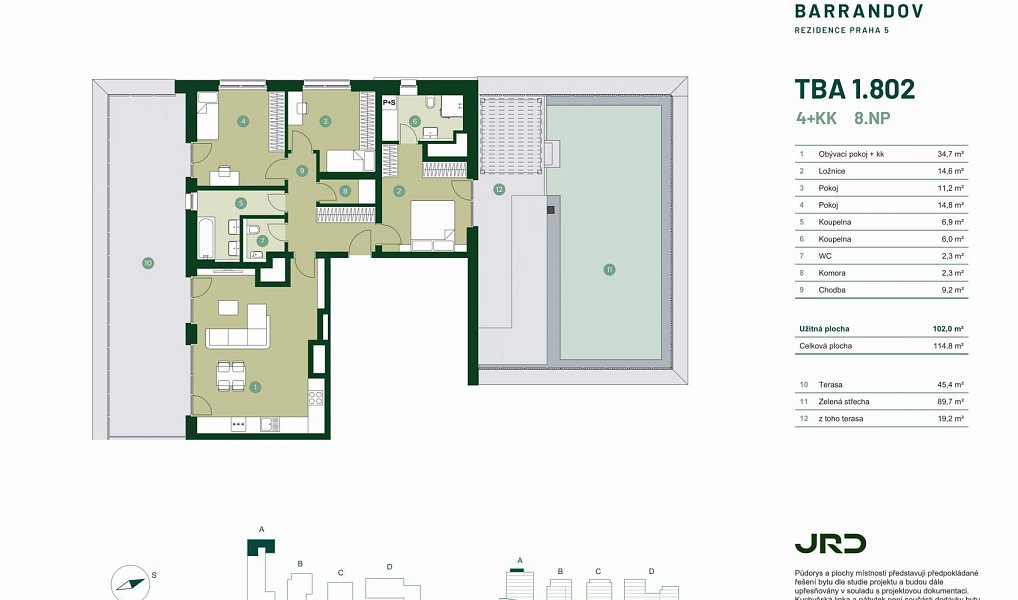 Prodej bytu 4+kk 115 m², Praha – náhled fotky 2