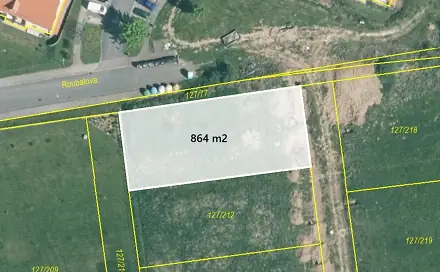 Prodej stavebního pozemku 864 m², Roubalova, Chudenice, okres Klatovy