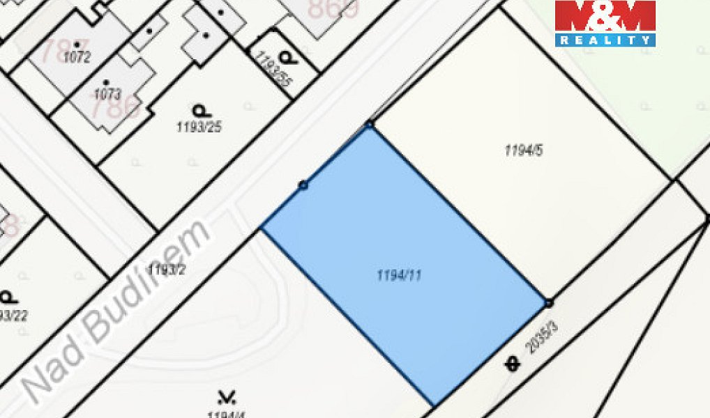 Prodej stavebního pozemku 837 m², Čáslav – náhled fotky 5