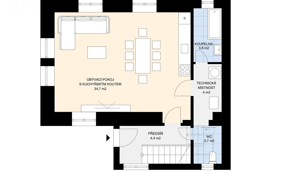 Prodej domu 95 m² s pozemkem 118 m², Žiželice – náhled fotky 17