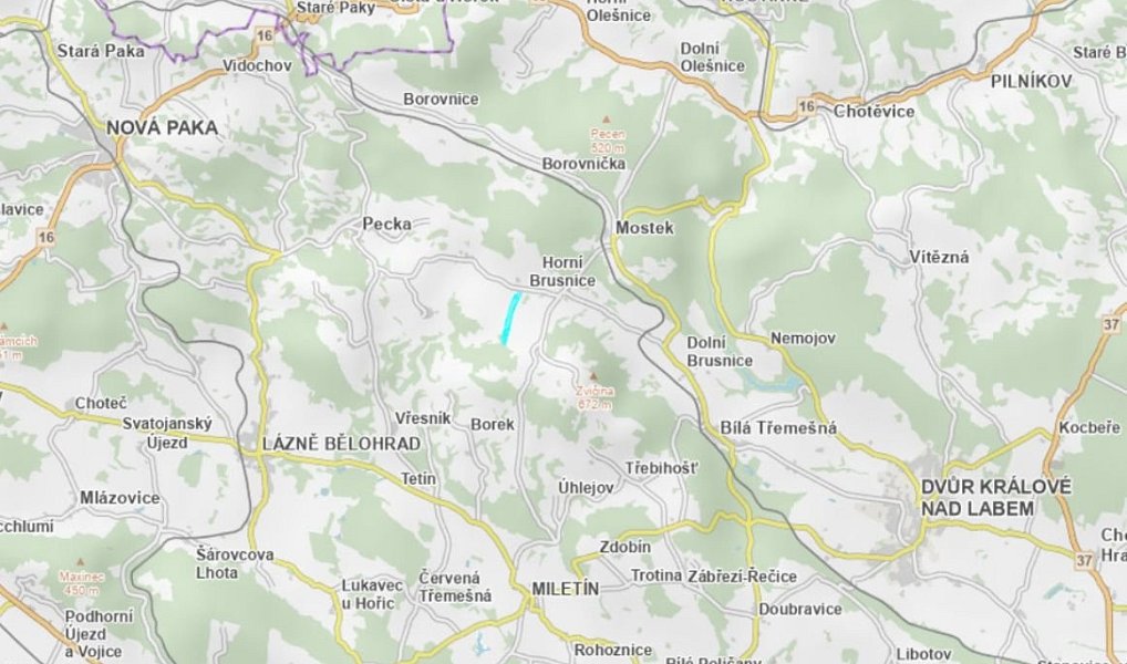 Prodej pole 39 388 m², Horní Brusnice – náhled fotky 3