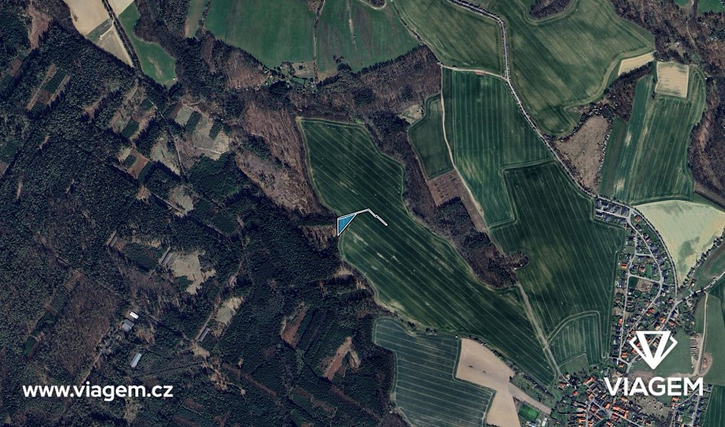 Prodej pole 697 m², Doubek – náhled fotky 3