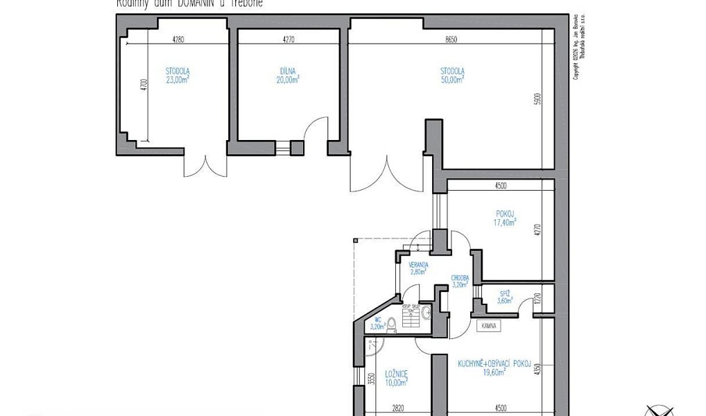 Prodej domu 60 m² s pozemkem 422 m², Domanín – náhled fotky 4