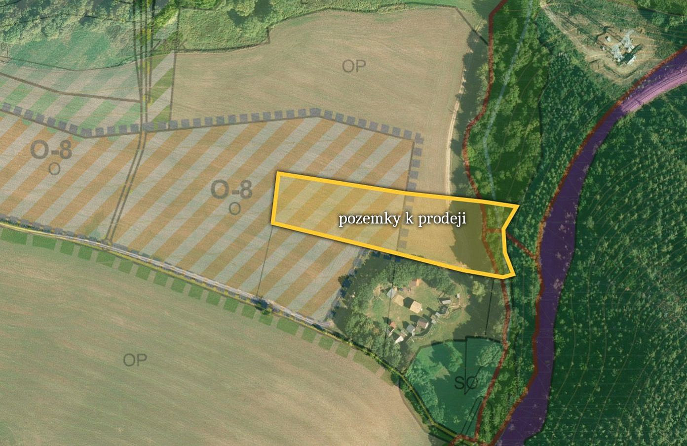 Prodej pole 9 297 m²