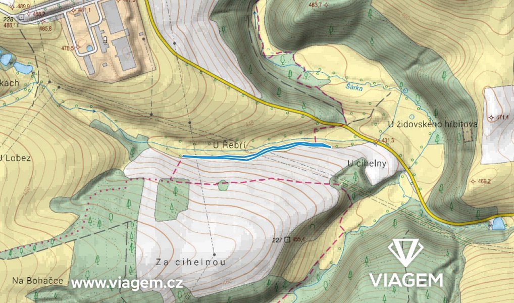 Prodej lesa 2 777 m², Svojšín – náhled fotky 3