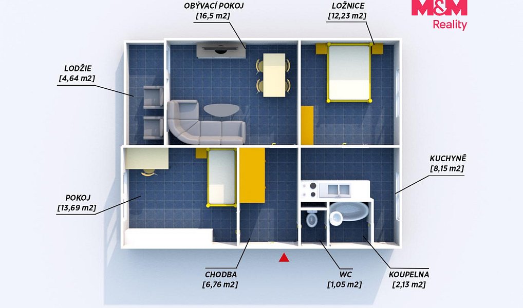 Prodej bytu 3+1 60 m², Kdyně – náhled fotky 7