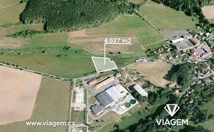 Prodej komerčního pozemku 2 318 m², Čím, okres Příbram