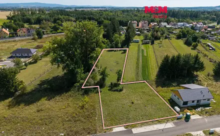 Prodej stavebního pozemku 1 509 m², Třebeň, okres Cheb