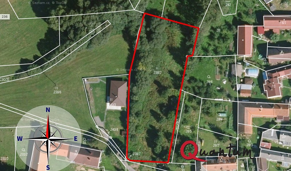 Prodej stavebního pozemku 3 214 m², Sedlec-Prčice – náhled fotky 2