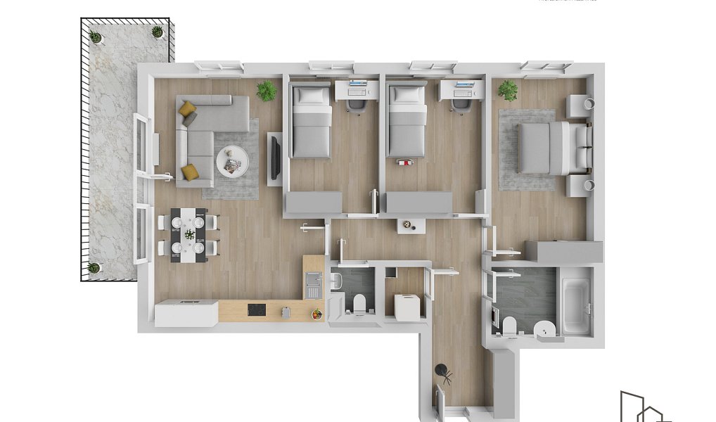 Prodej bytu 4+kk 85 m², Praha – náhled fotky 36