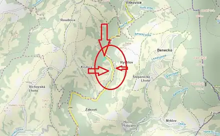 Prodej pozemku 1 250 m², Vítkovice - Dražeň