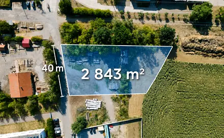 Prodej komerčního pozemku 2 843 m², Jezeřany-Maršovice, okres Znojmo