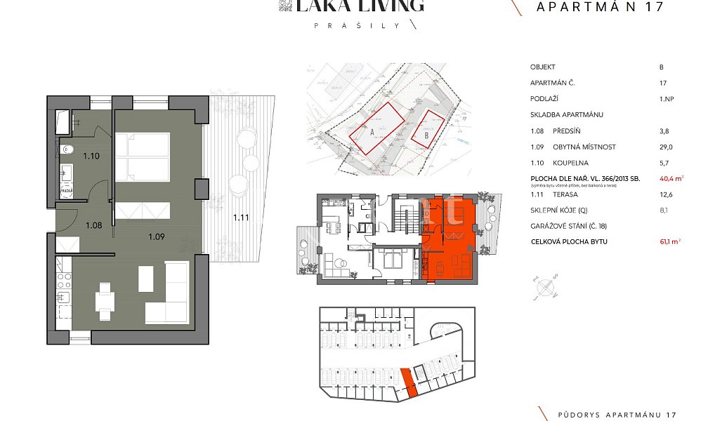 Prodej bytu 1+kk 61 m², Prášily – náhled fotky 13