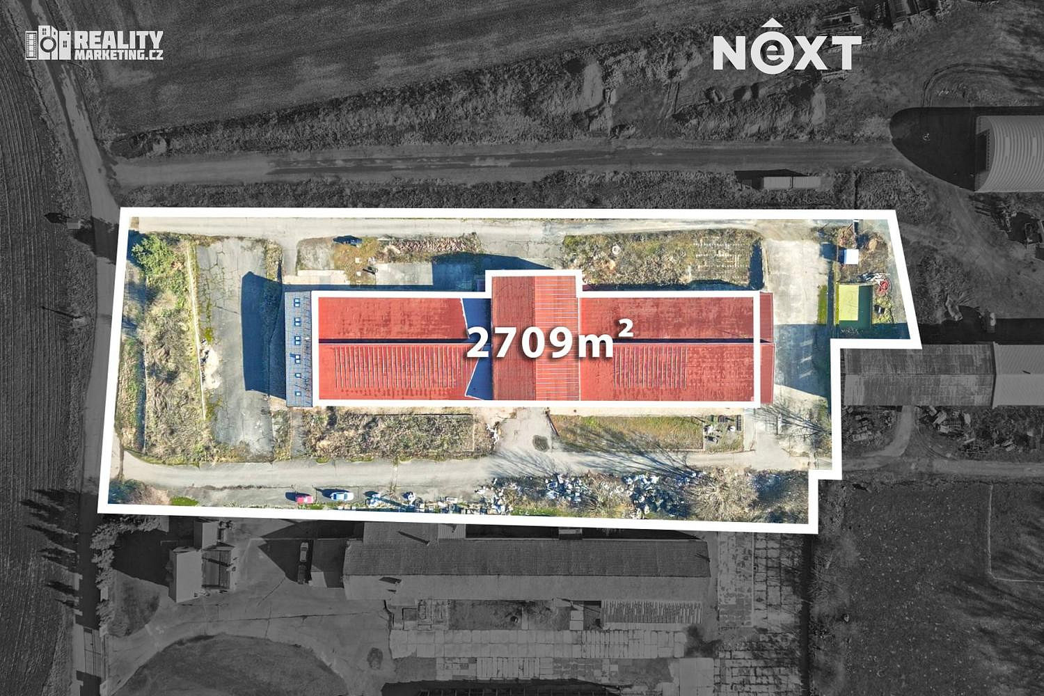 Pronájem skladovacích prostor 2 417 m²
