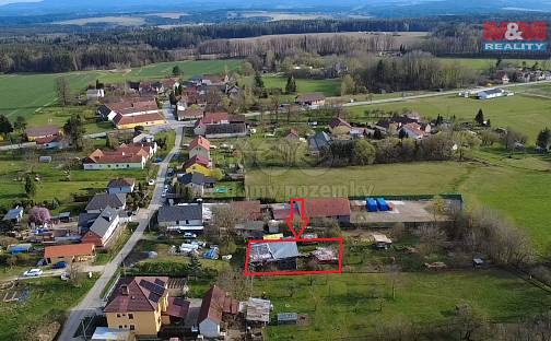 Prodej stavebního pozemku 834 m², Borovany - Trocnov, okres České Budějovice