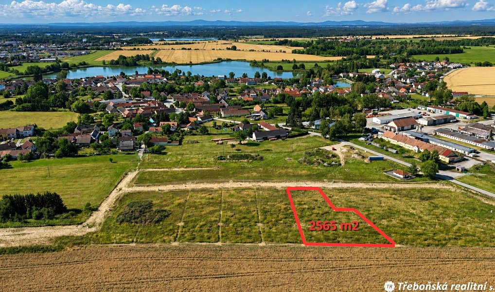 Prodej stavebního pozemku 2 565 m², Třeboň – náhled fotky 6