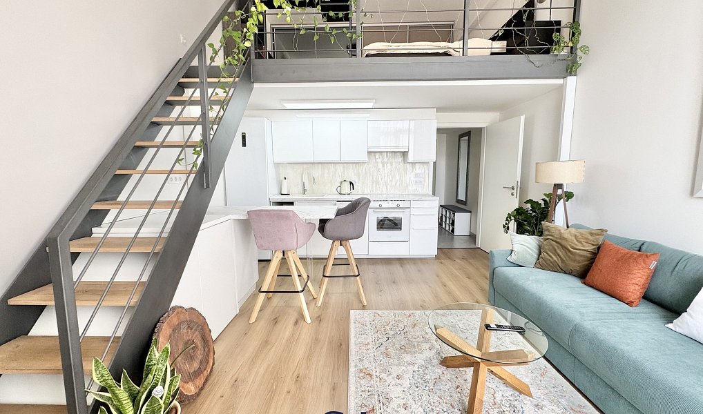 Pronájem bytu 1+kk, 59 m², Vršovice - Praha 10, Praha