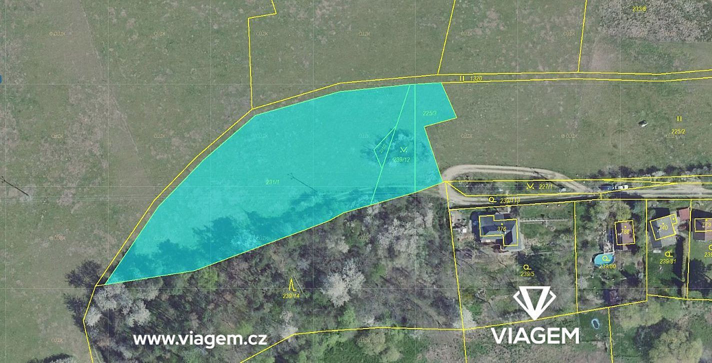 Prodej pole 2 089 m² – fotografie 2