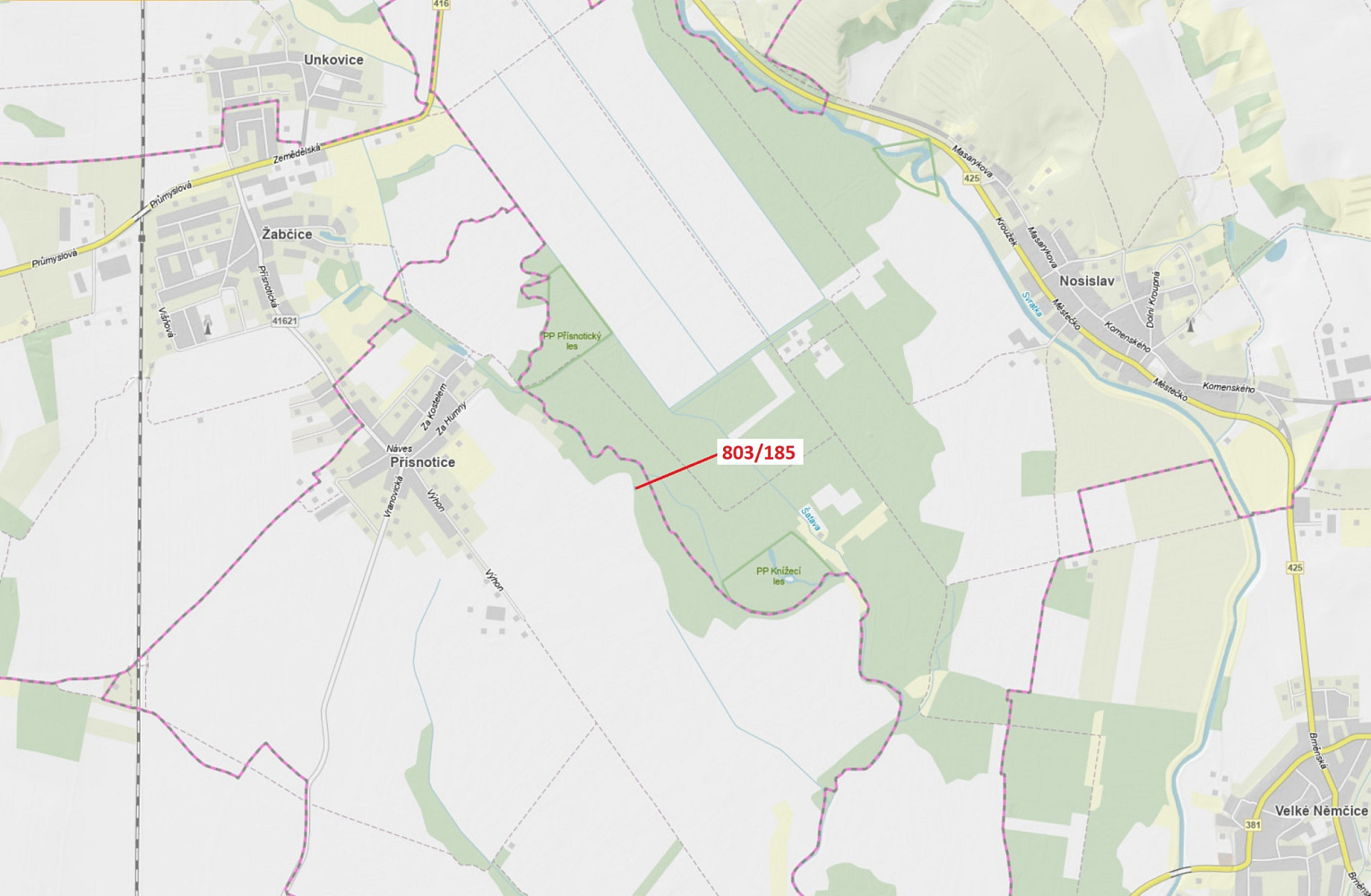 Dražba lesa 31 m²